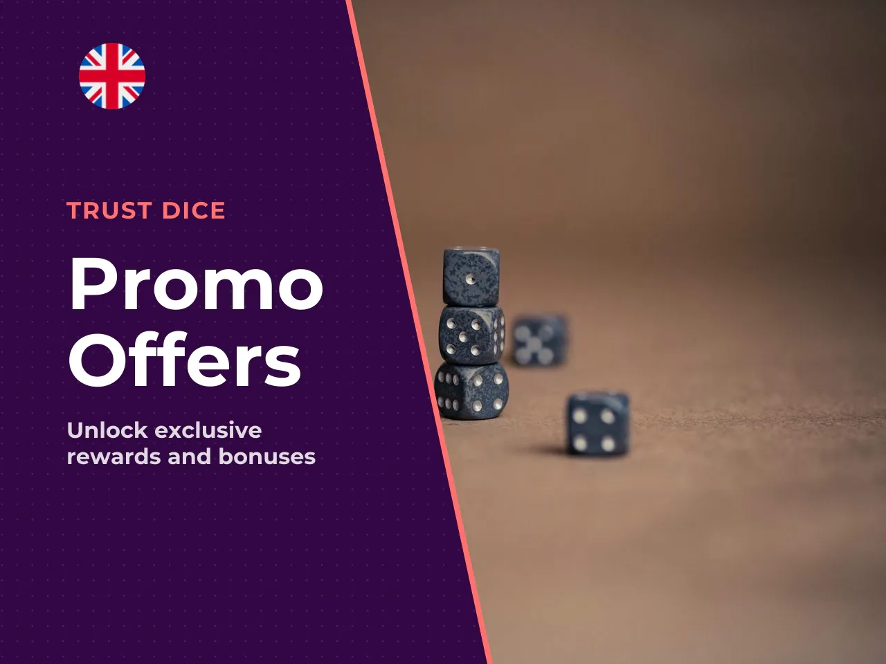 Types of TrustDice casino bonus codes
