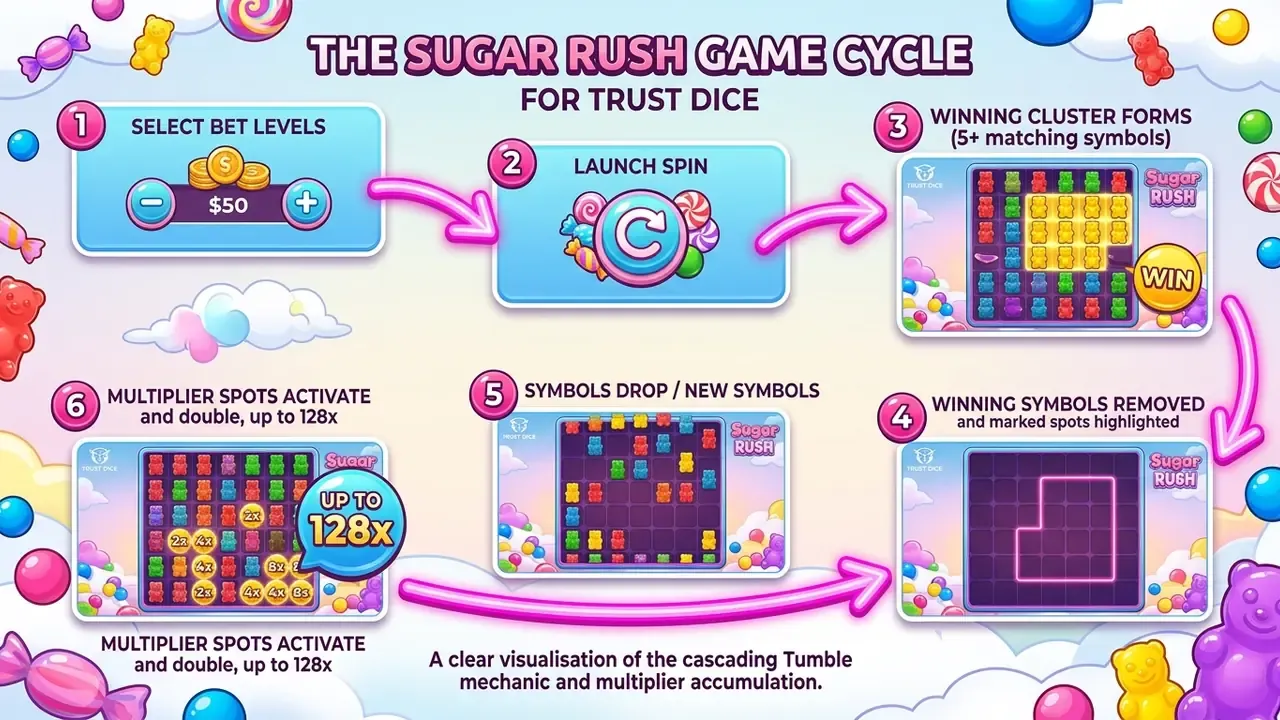 sugar rush slot mechanics scheme