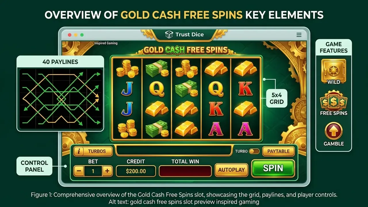 gold cash free spins slot preview inspired gaming