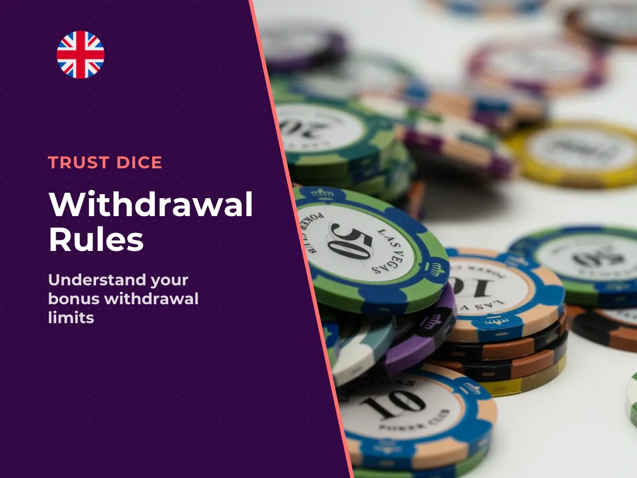 Max cashout and withdrawal conditions. TrustDice